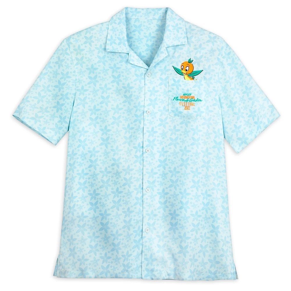 NWT Disney Orange Bird Epcot International Flower & Garden Festival Button Top